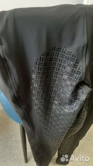 Бриджи для верховой езды с силиконовой леей