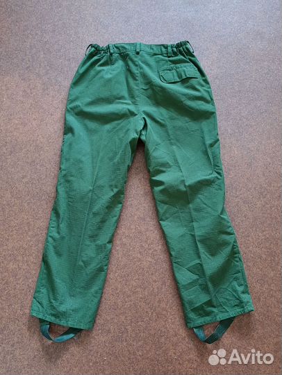 Штаны офисные (зелёные) + ремень офисный