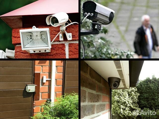 Установка камер видеонаблюдения
