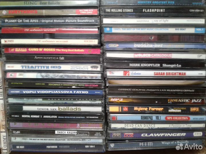 Компакт диски CD & MP3,dvdпоп и Рок