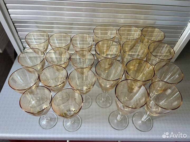 Набор бокалов (рюмок) винтаж (СССР)