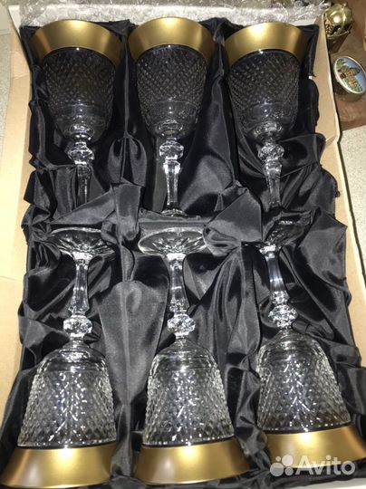 Фужеры Фелиция чешский хрусталь