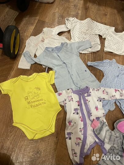 Одежда пакетом 56 для новорожденного