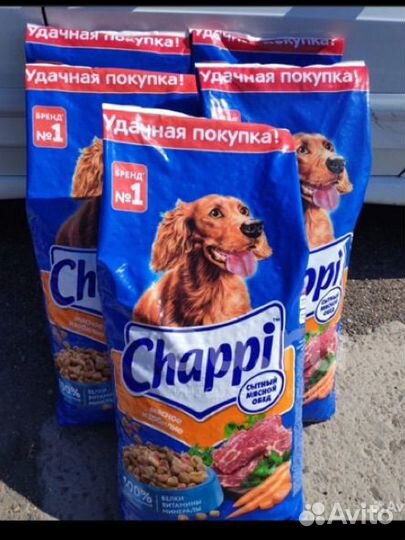 Сухой корм для собак чаппи 15 кг