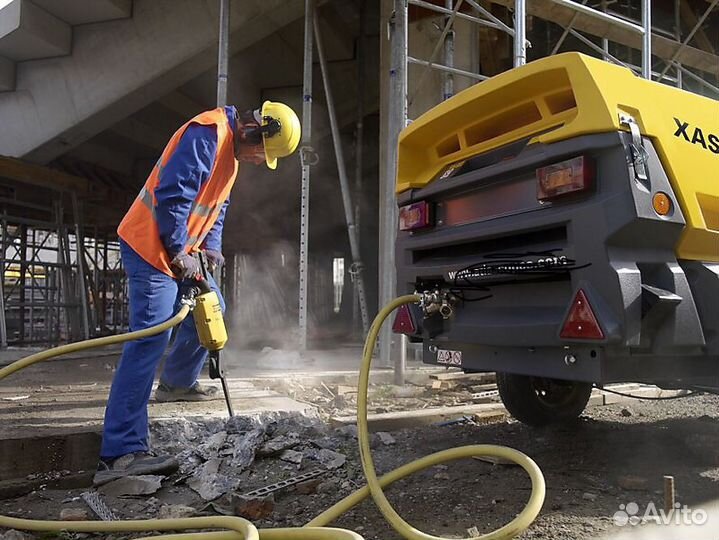 Сдам в аренду компрессор с отбойными молотками atl
