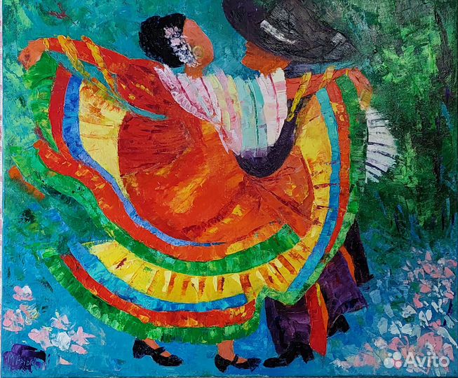 Картина маслом на холсте 