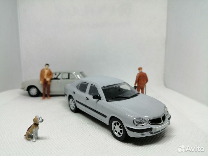 Модель газ-3111 «Волга» Серебристая