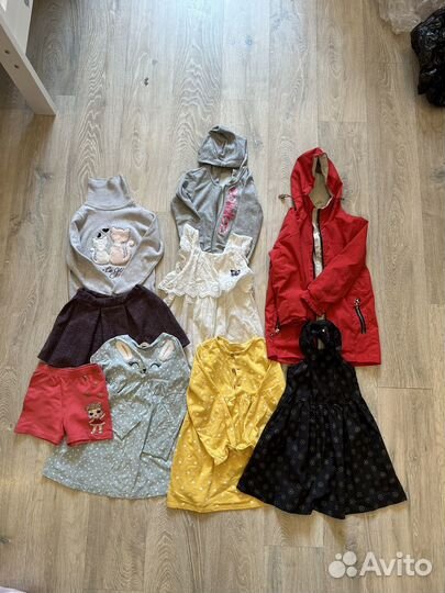 Пакет вещей для девочки 110 116