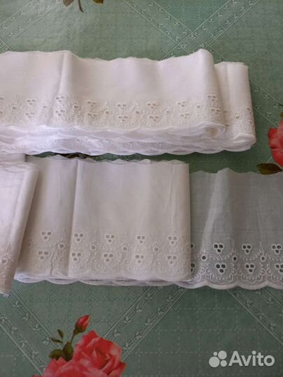 Занавеска ришелье и кружево