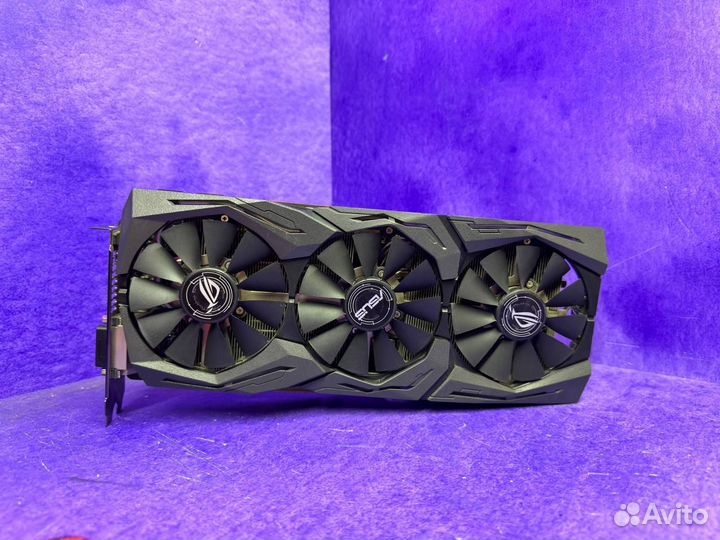 Видеокарта GTX 1080 ti ROG strix (как RTX 4060)