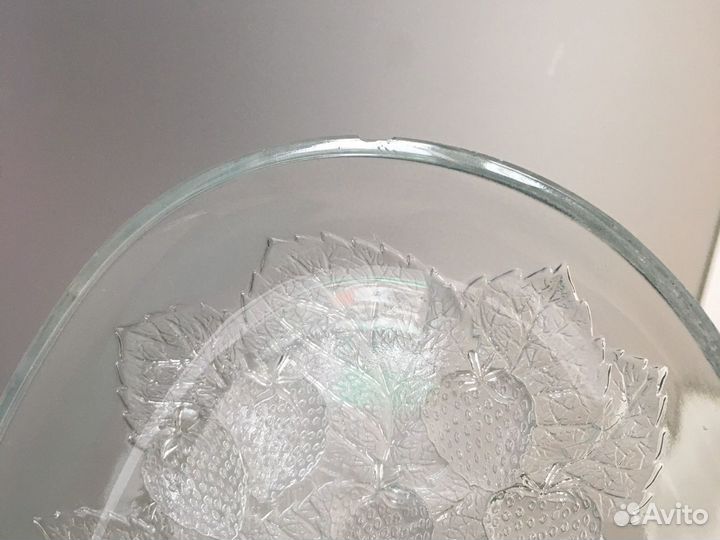 Блюдо стеклянное