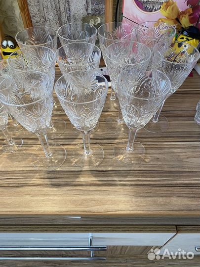Хрустальные бокалы СССР