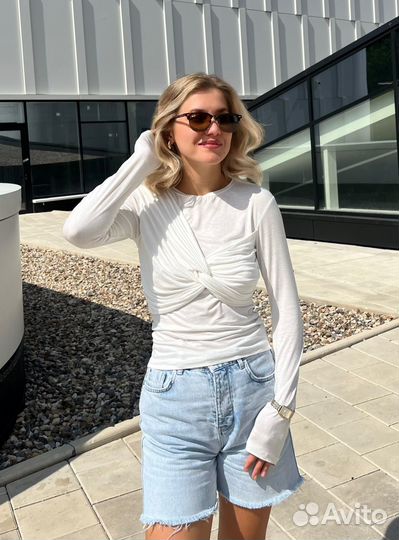 Лонгслив с узлом