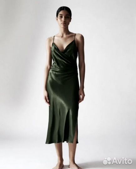 Платье-комбинация Zara L миди