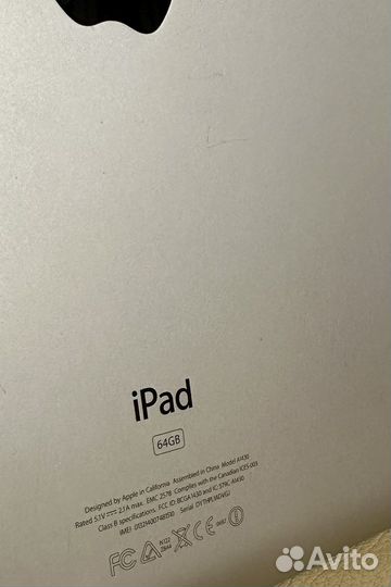 iPad 3 wifi + cellular 64gb отличное состояние