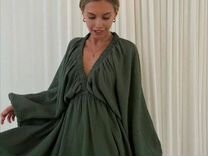 Шикарное летнее платье из муслина,42-48