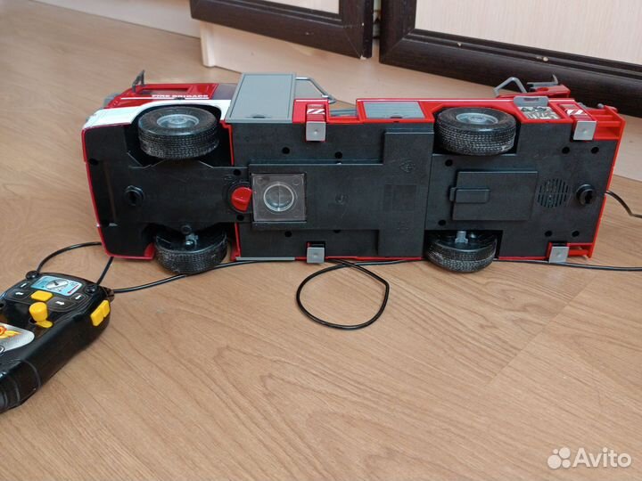 Пожарная машина на пульте управления