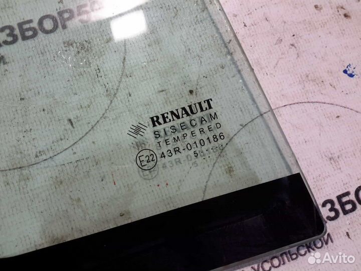 Форточка двери задняя правая Renault Logan 2