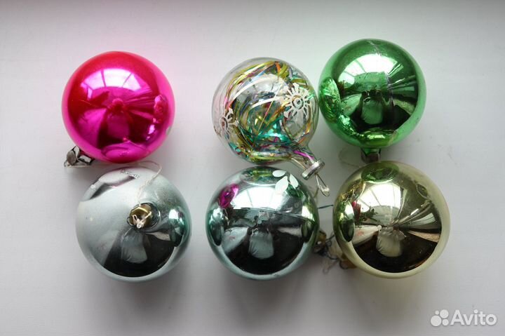 Елочные игрушки 60-х годов XX века (СССР)