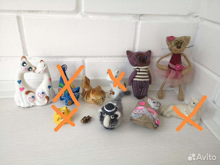 Фигурки кошек коллекция