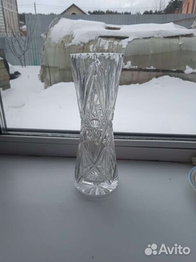 Хрустальная ваза