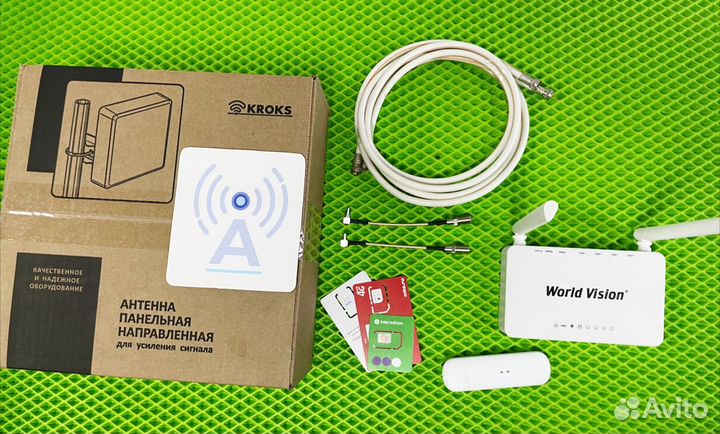 Комплект интернета Роутер +Модем ZTE MF79U+антенна