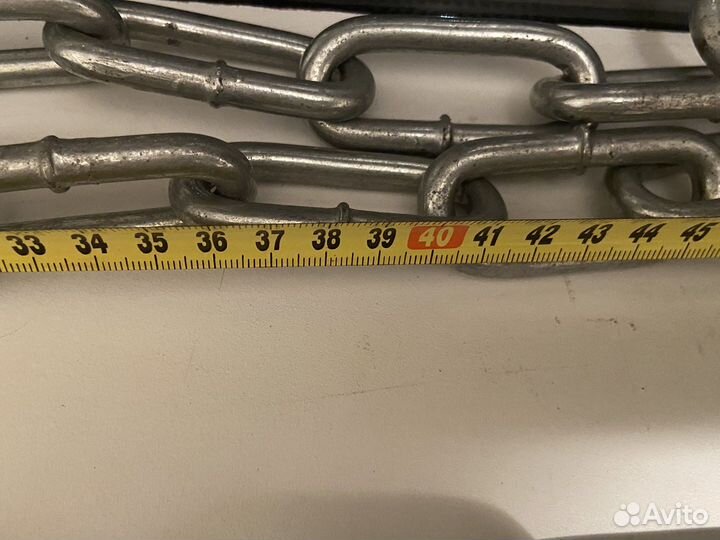 Цепь 2 м для велозамка оцинкованная