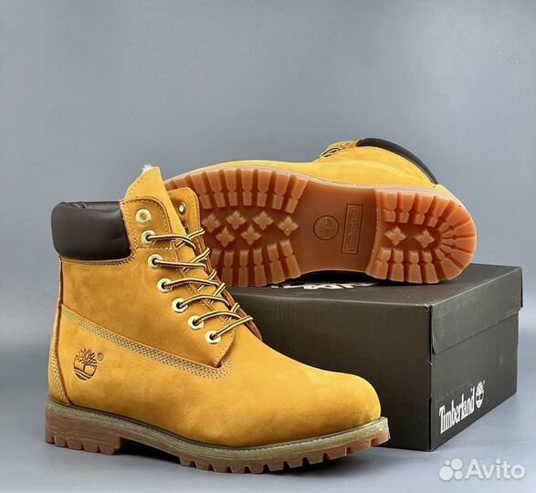 Ботинки с мехом Timberland 6 inch premium