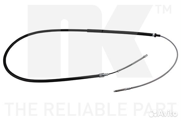 Трос ручного тормоза VW golf/jetta II 1748мм зад