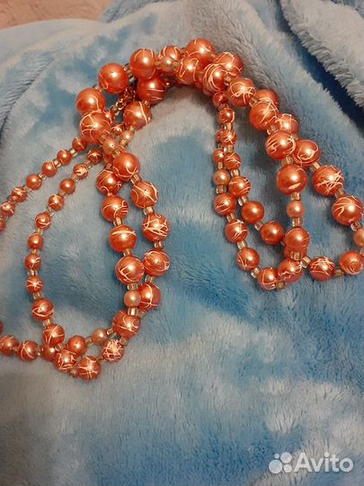 Винтажные бусы бижутерия