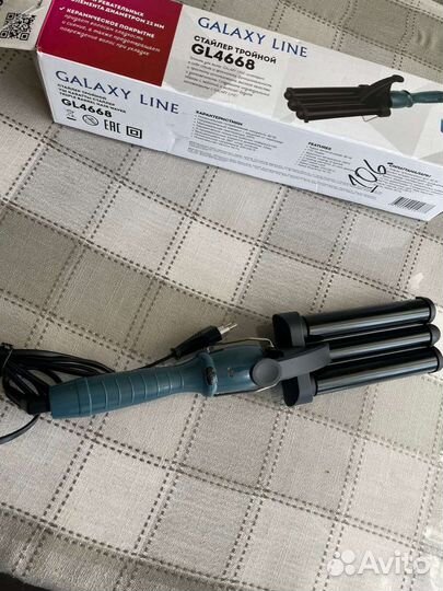 Плойка тройная для волос