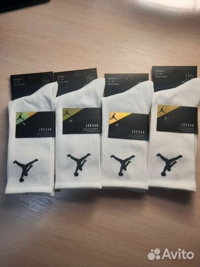 Носки nike jordan белые