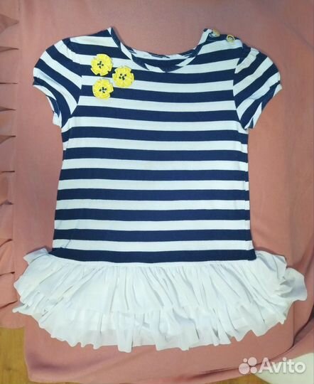 Платье для девочки и слитный купальник р. 110