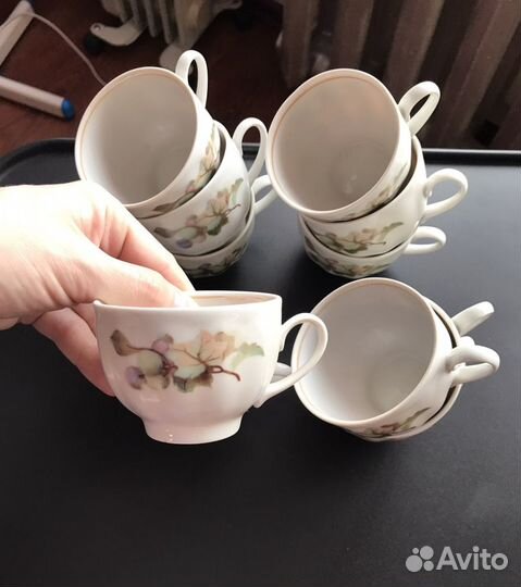 Сервиз чайный/кофейный новый, фарфор