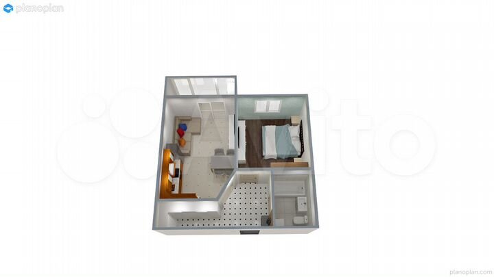 1-к. квартира, 42 м², 9/9 эт.