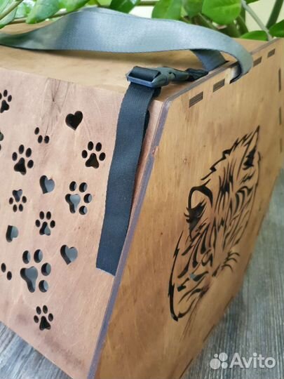 Домик-переноска для кошек 