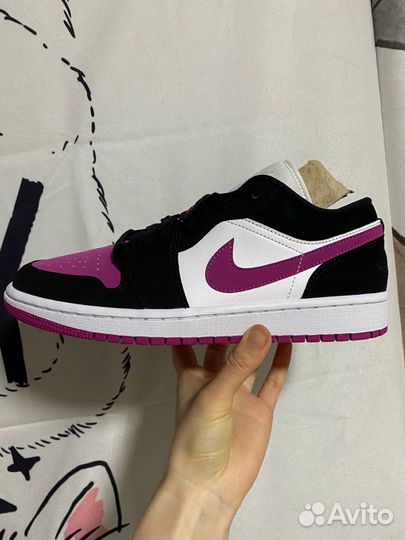 Nike Air Jordan 1 Low Black Cactus Flower