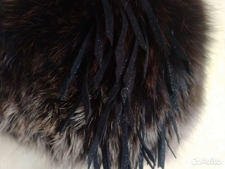 Шапка женская зимняя трикотаж плюс мех