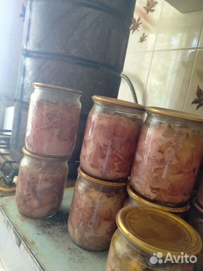 Тушенка свиная домашняя