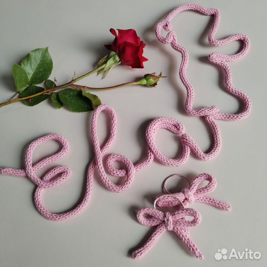 Вязанный декор