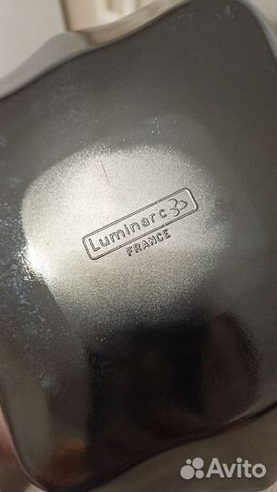 Суповые тарелки Luminarc черные квадратные