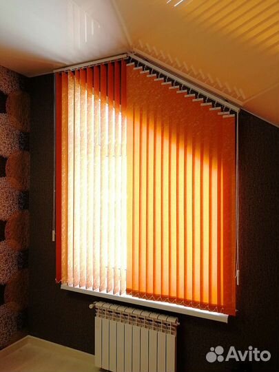 Жалюзи вертикальные наклонные