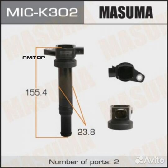 Masuma MIC-K302 Катушка зажигания Masuma MIC-K302