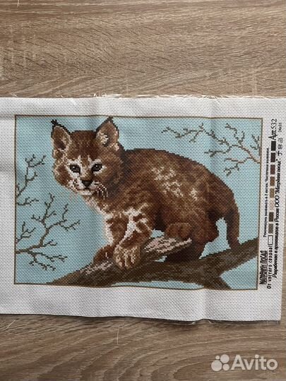 Канва с нанесенным рисунком для вышивания