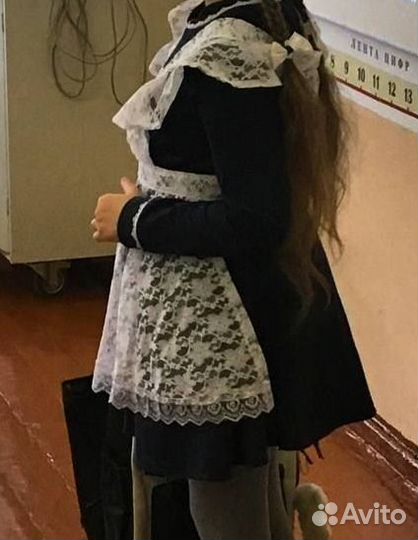 Школьный фартук и платье