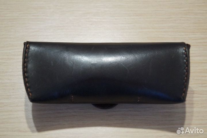 Чехол-Футляр для очков, натуральная кожа