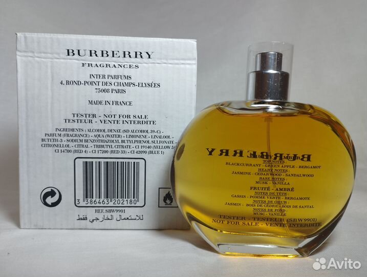 Парфюмированная вода Burberry for Women