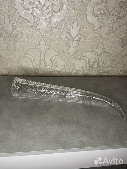 Хрустальная посуда рог