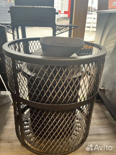 Чугунная печь для бани