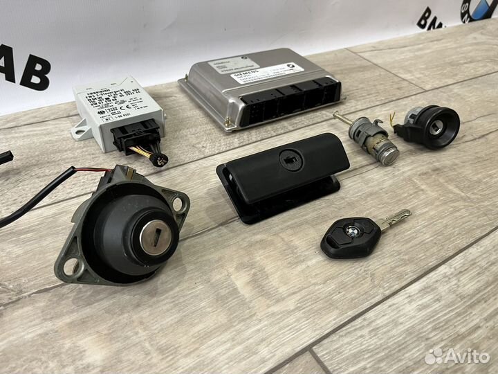 Комплект эбу+EWS+ключ и личинки Bmw e39 М54б25